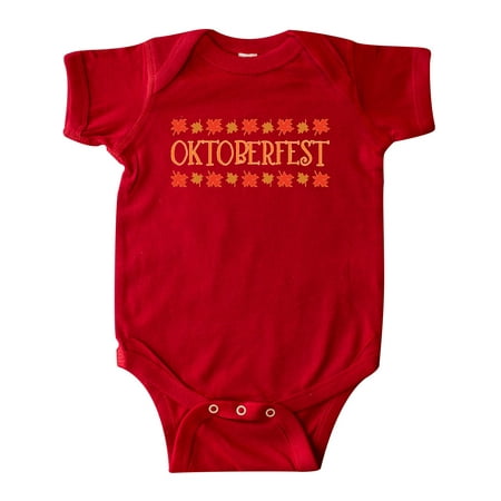 

Inktastic Oktoberfest with Orange Leaves Gift Baby Boy or Baby Girl Bodysuit