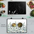 thumbnail image 5 of Renewold Stove Cover for Cooktop, Electric Stovetop Protector Cover Non-skid Induction Electric Stove Burner Cover Multipurpose Mat Easy to Clean, Daisy Eucalyptus Leaf, 5 of 7