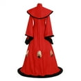 thumbnail image 6 of Padme Queen Red Dress Halloween Carnival Party Dress, 6 of 7