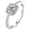 Size 5, variant on 925 Sterling Silver Rhodium Plated Rings Cushion Cut Cubic Zirconia CZ Engagement Rings Wedding Bands for Women Promise Rings for Her (Size - 7)