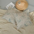 thumbnail image 5 of Spring Pillow Covers 18x18 Teal Cream Leaves Farmhouse Decor Throw Pillows Case for Couch Leaf Seasonal Pillowcase Outdoor Decorative Cushion Case for Sofa Bed Decorations Set of 2, 5 of 6