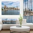thumbnail image 1 of Summer Day Brooklyn Bridge - Cityscape Canvas Print, 1 of 3