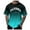 Vert Menthe, variante sur YDLCAFD T-Shirt Dégradé Décontracté pour Hommes Impression Numérique 3D Impression de Ville Impression Confortable Doux T-Shirt à Manches Courtes Dégradé Haut