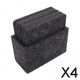 thumbnail image 1 of 4x 8 Piezas Posavasos Absorbentes Tapete para Tazas Caja de Almacenamiento Naufrage Le Mug Manteles Individuales de Vidrio para Cocina Comedor 4 piezas, 1 of 9