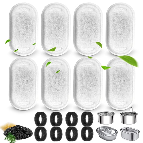 Filtros para fuentes de agua Cat para acero inoxidable de 3,2 y 2 litros