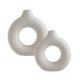 thumbnail image 1 of For Pure Plastic Vase Imitation Ceramic Decoration Small Medium White, 1 of 4