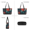 thumbnail image 6 of FORMRS Canvas Laptop Tote Bag for Women with 15.6" Computer Compartments Shoulder Handbag, Christmas Berries, 6 of 7