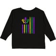 thumbnail image 3 of Inktastic Mardi Gras Flag 2 Boys or Girls Long Sleeve Toddler T-Shirt, 3 of 5