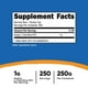 thumbnail image 2 of Suplemento Nutricost Acetil L-Carnitina (ALCAR) en polvo de 250 g, 2 of 6