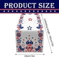 thumbnail image 3 of Drapeau de Table Patriotique avec Papillons, Motif d'Étoiles Rouges Blanches Bleues et de Drapeau Américain, Bannière Festive pour la Fête de l'Indépendance et Chemin de Table des Fêtes, 13 Pouces X 72 Pouces, 3 of 7