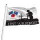 thumbnail image 1 of Día Del Recuerdo Bandera De Poliéster Bandera De Servicio Pesado De Un Solo Lado Para Héroes Moderación Del Recuerdo Minnieouse HA043119-04, 1 of 5
