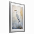 thumbnail image 2 of Stupell Industries Coastal Distressed Egret with Misty Reflection Gray Framed Print Under Glass, 14 x 20, by Petals Prints Design, 2 of 8