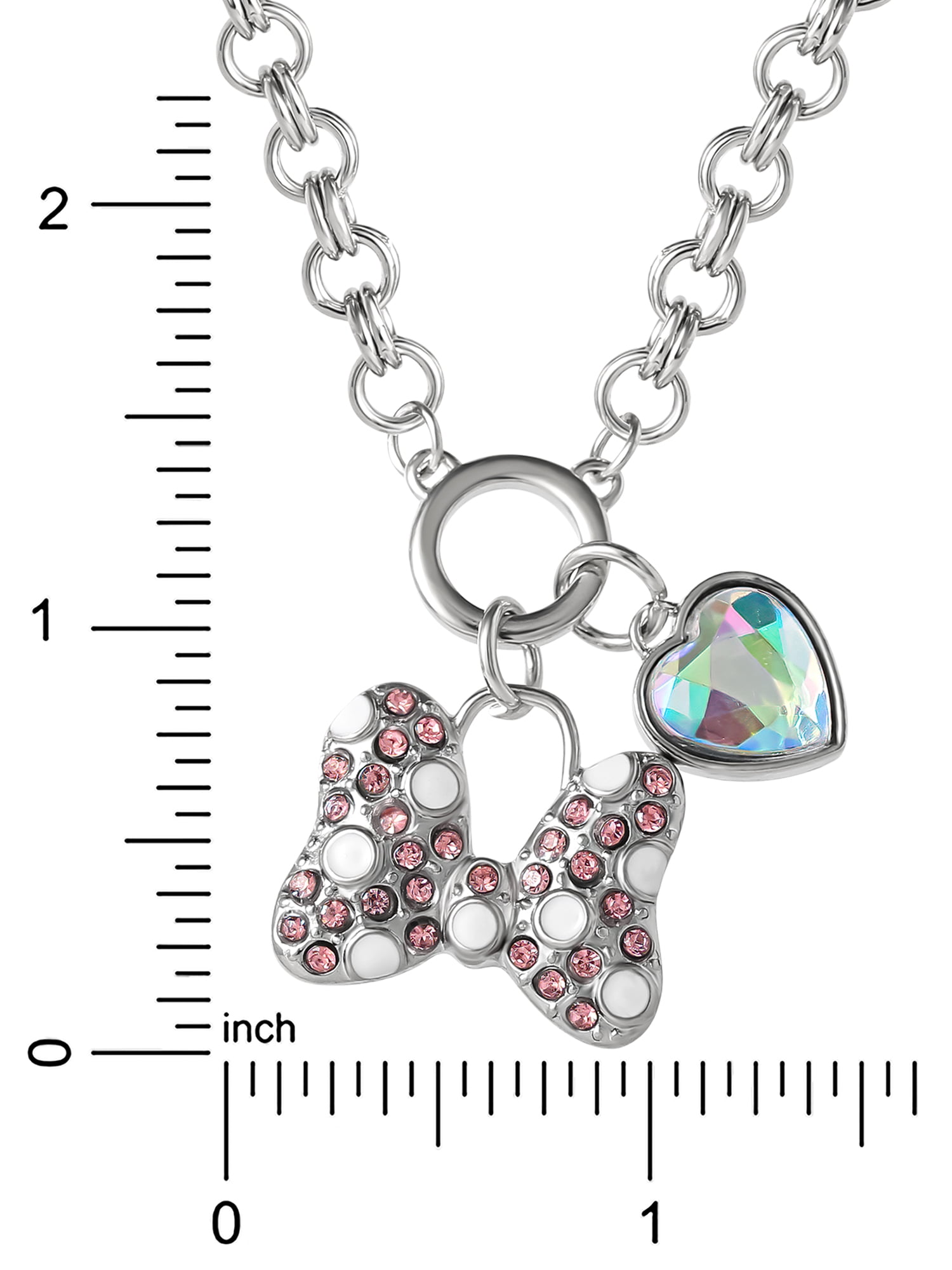 Disney Minnie Mouse Cry Bow Pendant Necklace for Women