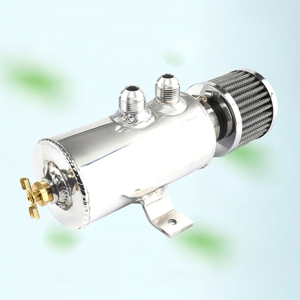 de captura de aceite con deflector y kit de reutilizables, fáciles de limpiar - Plata DYNWAVEMX El tanque de captura de petróleo puede