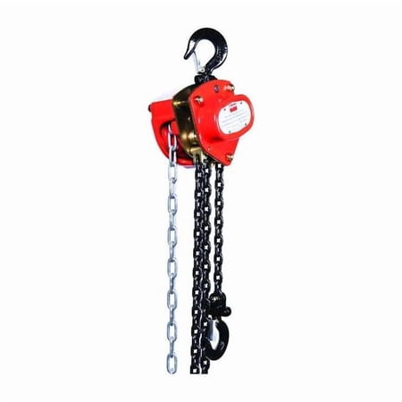 Manual Chain Hoist 1000 lb. Lift 10 ft. 1VW51