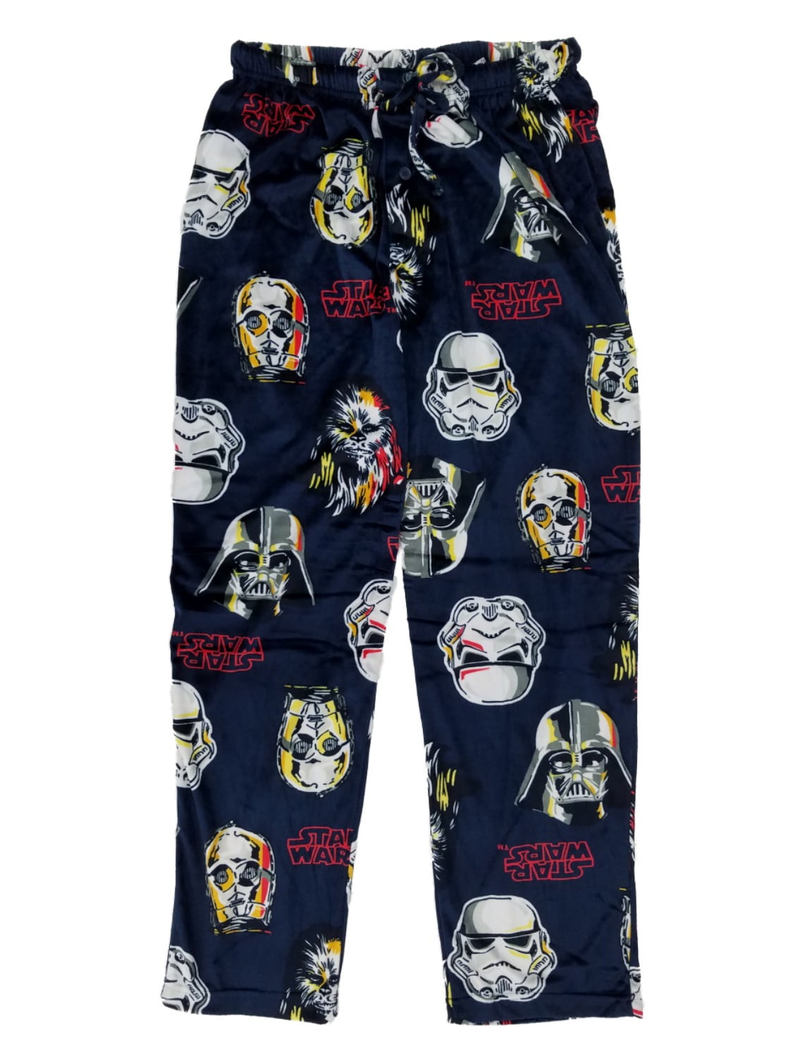 Star Wars Star Wars Mens Navy Microfleece Sleep Lounge Pants Pajama