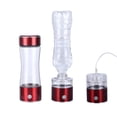 thumbnail image 4 of Tuvgenk Office Hydrogen Water Bottle Plastic 13 Oz Water Bottle Reusable Portable Red for Home Outdoor Travel, 4 of 5