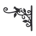 thumbnail image 1 of Hanging Plant Bracket Black Metal Outdoor Hanging Brackets Wall Hook for Bird Feeders Wind Chimes Potted Plants, 1 of 5