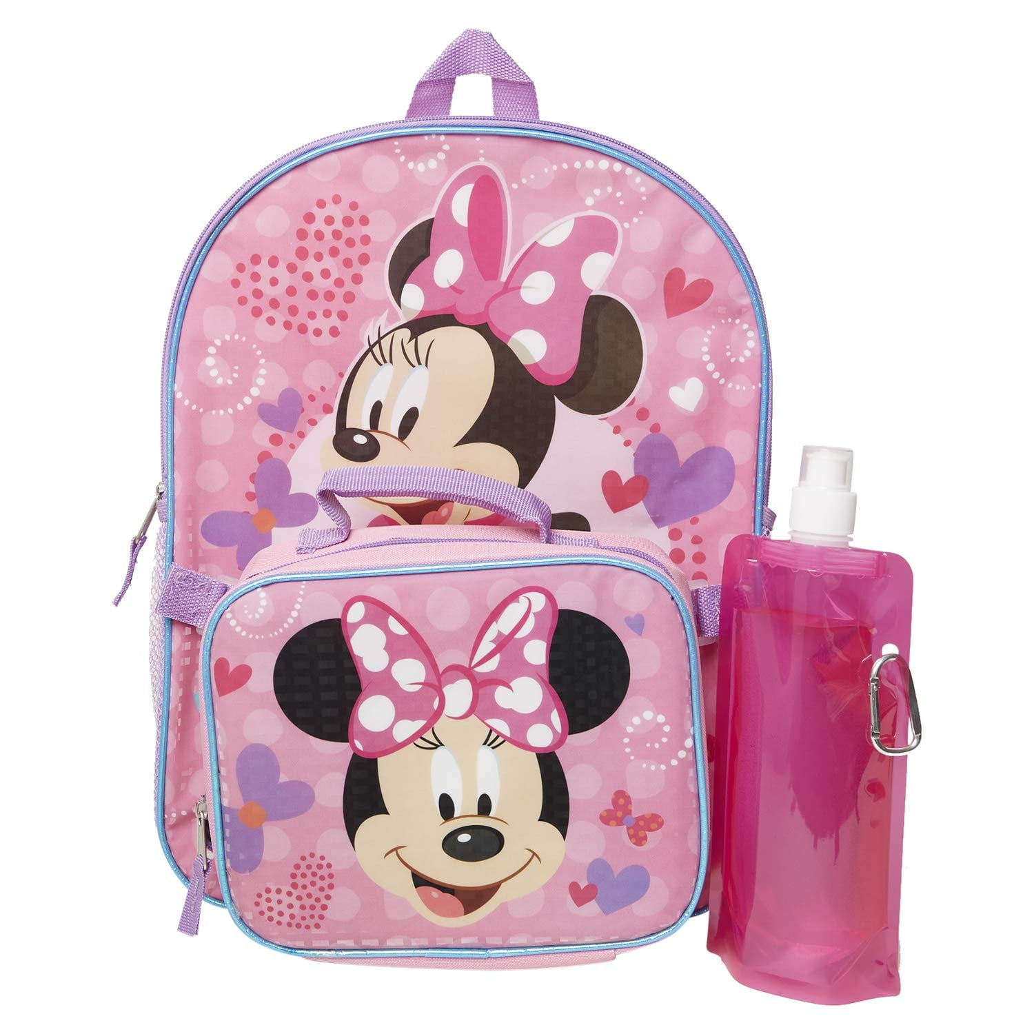 Disney Minnie Mouse Backpack Combo Set Minnie Mouse Girls 4 Piece