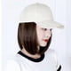 thumbnail image 5 of Fiudx Peluca de Béisbol, Gorro Suave para Extensiones de Cabello, Gorro de Peluca de Aspecto Natural, Ideal para Fiestas de Invierno, Moda para Mujeres y Niñas, Fibra Sintética Resistente Al Calor, S, 5 of 7