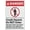 Warning Sign 3, variant on Danger Confined Space Procedures Must Be Followed Bilingual Spanish Metal Sign 8"x12" Rustproof Aluminum Multicolor - Indoor Outdoor Bilingual Confined Space Sign