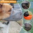 thumbnail image 3 of Dog mouth cover, small and medium-sized dog mouth cover with soft mesh, with adjustable protective mouth cover, 3 of 6