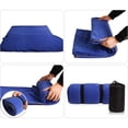 thumbnail image 3 of REDCAMP Fleece Sleeping Bag Liner with Hood, Great for Adult Warm or Cold Weather, 87inch Long Full Sized Zipper Camping Blanket for Outdoor, Blue, 3 of 7