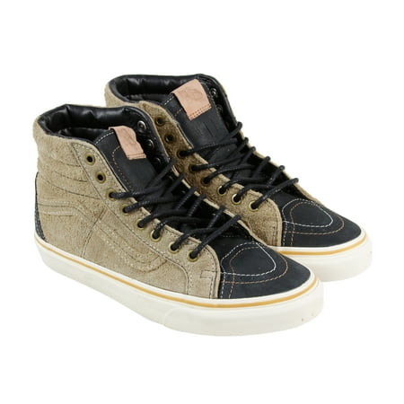 brown suede high tops