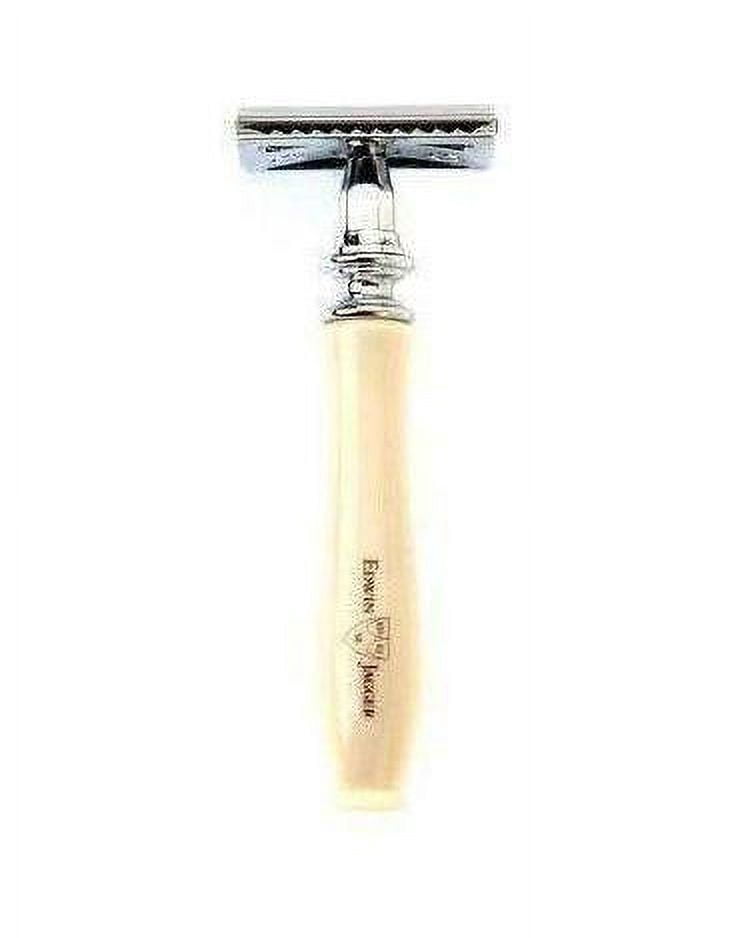 Edwin Jagger Chatsworth Double Edge Safety Razor, Imitation Ivory