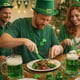 thumbnail image 5 of St. Patrick's Day Tableware Set, Green Lucky Shamrock and Plaid Disposable Plates, Cups, Napkins, Forks, Spoons, Knives, Straws, Banner for St. Paddy's Day, Irish-Themed Birthday Party Supplies, 5 of 7