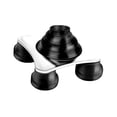thumbnail image 2 of TISHITA Cane Tip 4 Prong Rubber Tip Base Walking Stick Tip with Support Rubber Feet Fixed Small, 2 of 8