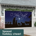 thumbnail image 4 of 7' x 16' Peaceful O Holy Night Nativity Double Garage Door Banner - Sacred Christmas Décor, 4 of 5