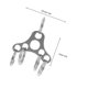 thumbnail image 5 of IDEANATEGRATE 5Ud Llavero Clip De Inoxidable Plateado Con Rápida Para Organización Y Uso Diario, 5 of 6