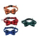 thumbnail image 3 of Collar para mascotas, diseño de hebilla de liberación rápida ajustable, collar de gato a cuadros suave con lazo de campana extraíble, 4 Uds., 3 of 5