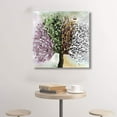 thumbnail image 3 of Wall26-Canvas Wall Art-Abstract Colorful Tree-Giclee Painting Wall Bedroom Living House Decoration Home Art - 12x12 inches, 3 of 4