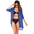 thumbnail image 2 of Ekouaer Bathing Suit Cover Up for Women V Neck Button Down Swimsuit Coverup Beach Dress Shirt, 2 of 5