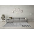 thumbnail image 3 of Ahgly Company Indoor Square Abstract Gray Modern Area Rugs, 5' Square, 3 of 4