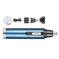 thumbnail image 3 of Recortador de vello nasal 4 en 1, USB, resistente al agua, lavable, mini recortador de vello nasal eléctrico desmontable, color azul cielo, 3 of 13