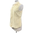 thumbnail image 3 of Charter Club Petite Cotton Striped Pique Shirt Lemon Spritz Combo 12P, 3 of 6
