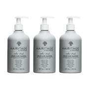 Hairitage Color Check Moisturizing Shampoo | UV Protection for Color Treated Hair, 13 fl oz (Pack of 3)