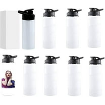 10 Pack 750ml/25oz Sublimation Blank Aluminium Water Bottle Outdoor Sports Bottle With Handheld Lid