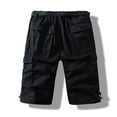 thumbnail image 3 of Men's Summer Casual Pocket Straight Leg Solid Color Shorts Ideal for Beaches, with Different Sizes and Lengths, 3 of 3