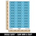thumbnail image 2 of Entered Double Line Border Sticker Set - Light Blue - Matte Finish - 1.75" Medium, 2 of 7