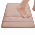 thumbnail image 2 of Hengbo Memory Foam Bathroom Rug Set 2 Piece 16x24 and 20 x 32 inch Bathroom Mats and Rugs Sets for Washroom Toilet Camel, 2 of 6