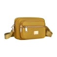 thumbnail image 2 of Usloyux Popular Pick Small Shoulder/Crossbody Bag For Women - Ideal For Casual & Business - Portable Squares Bag With Waterproof Nylon Fabric, Multi-Pocket Design,Yellow, 2 of 6
