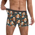 thumbnail image 2 of Cauagu Cute Puppy Print Boxer Briefs for Men,Comfortable Breathable Men's Underwear Moisture Wicking Underpants -XX-Large, 2 of 8