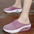 thumbnail image 2 of Zapatillas de cuña transpirables para mujer, sandalias Premium antideslizantes, zapatos de plataforma informales Vintage, toboganes de talla grande, verano 2024, 2 of 4