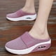 thumbnail image 2 of Zapatillas de cuña transpirables para mujer, sandalias Premium antideslizantes, zapatos de plataforma informales Vintage, toboganes de talla grande, verano 2024, 2 of 5