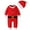 Red, variant on GYRATEDREAM My First Christmas Baby Girl Boy Romper Newborn Clothes Long Sleeve Jumpsuit + Hat Infant Outfits Set 0-18 Months