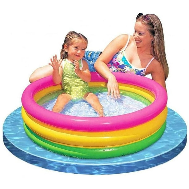Baignoire gonflable pour enfants, piscine gonflable pour enfants, piscine  gonflable ronde à 3 anneaux, baignoire pour bébé 